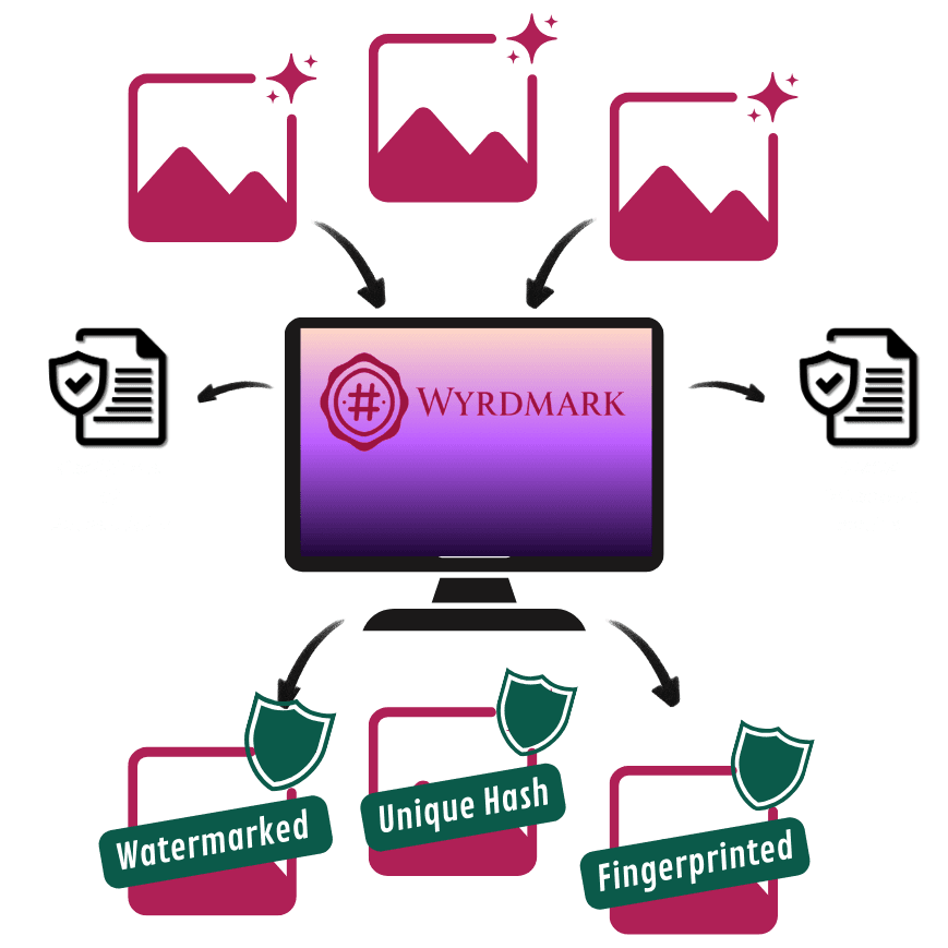 How WyrdMark protects your artwork