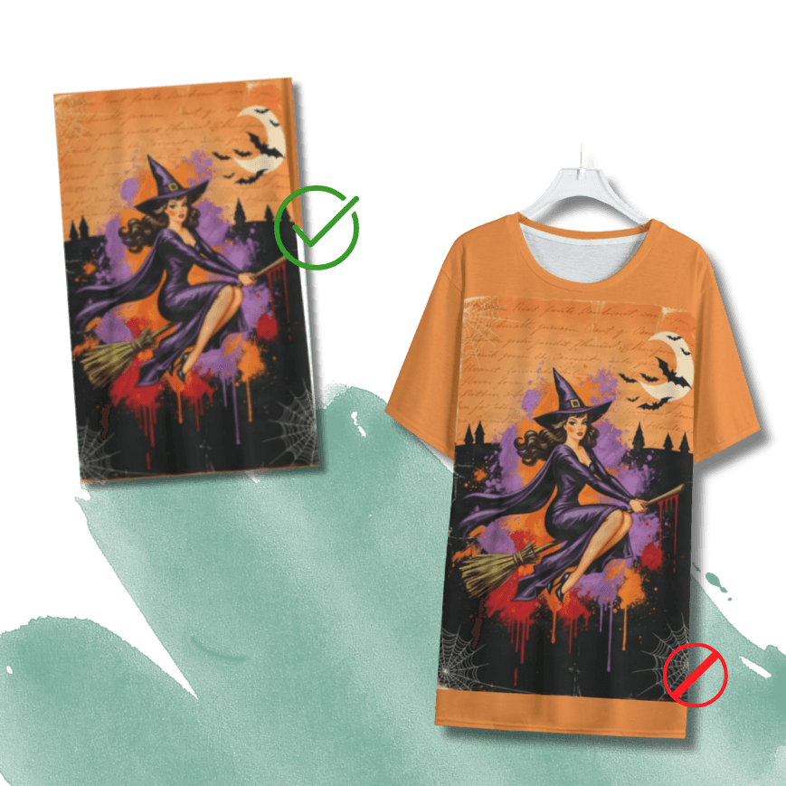 Merch Mockup → Cropped